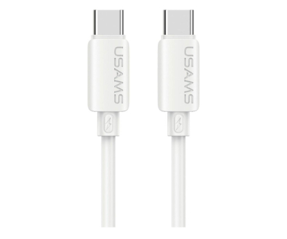 Kabel USAMS Kabel 30W 3A Silicone Fast Charging USB-C do Lightning biały